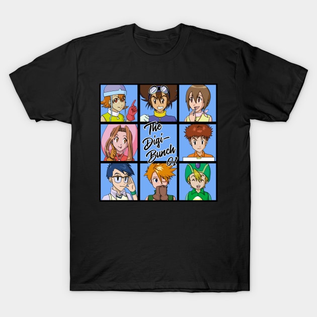 The Digi Bunch 01 T-Shirt by AriesNamarie